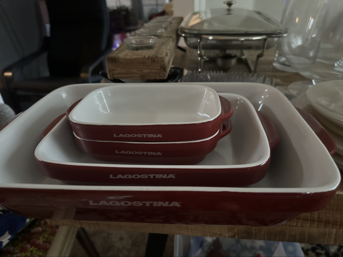 Lagostina Ceramic Baking Dishes Set of 3 - photo 3