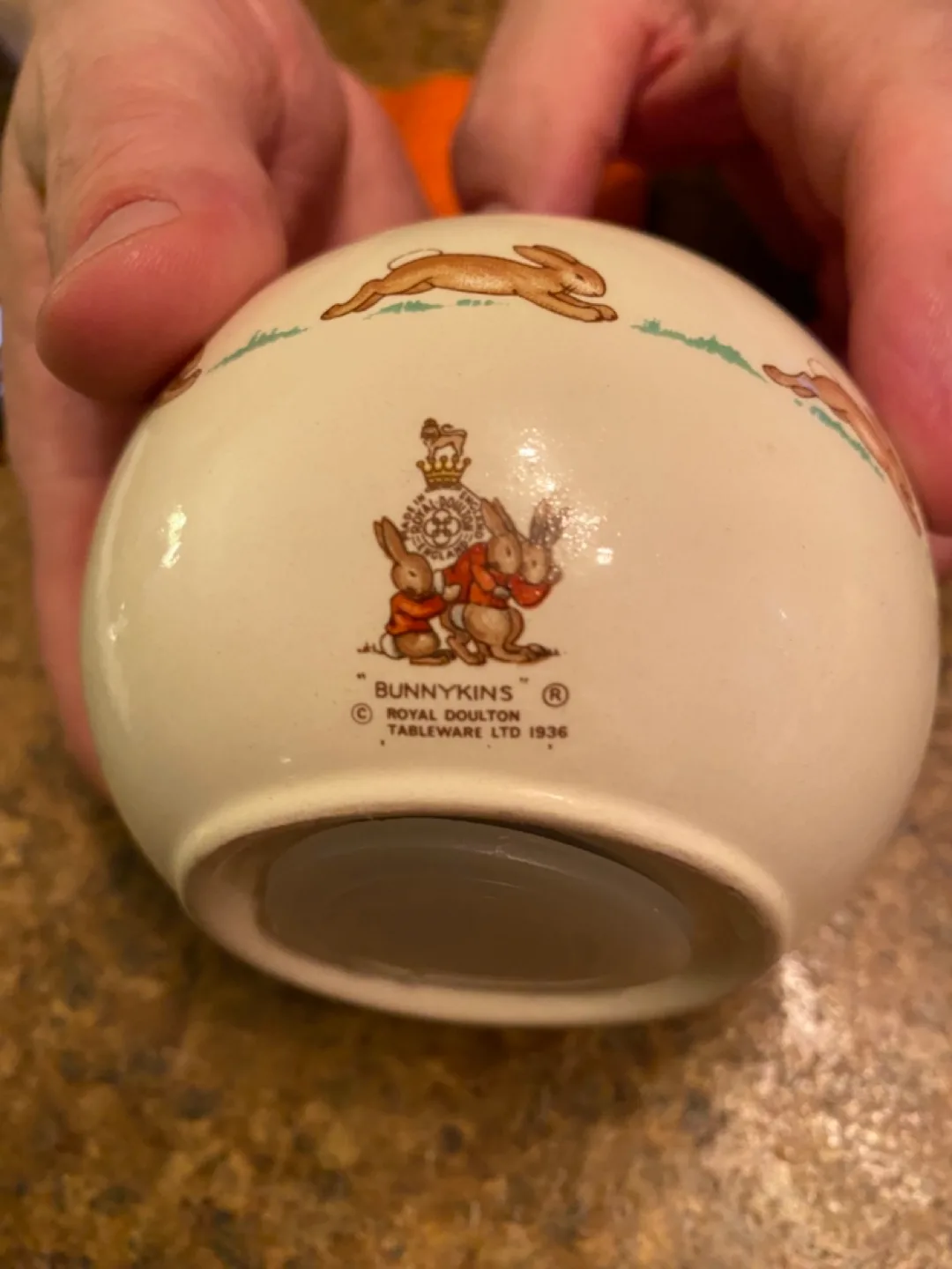 Vintage Royal Doulton Bunnykins Piggy Bank image indicator(3)