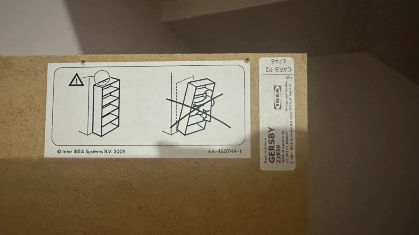 IKEA GERSBY bookcase - white image indicator(2)