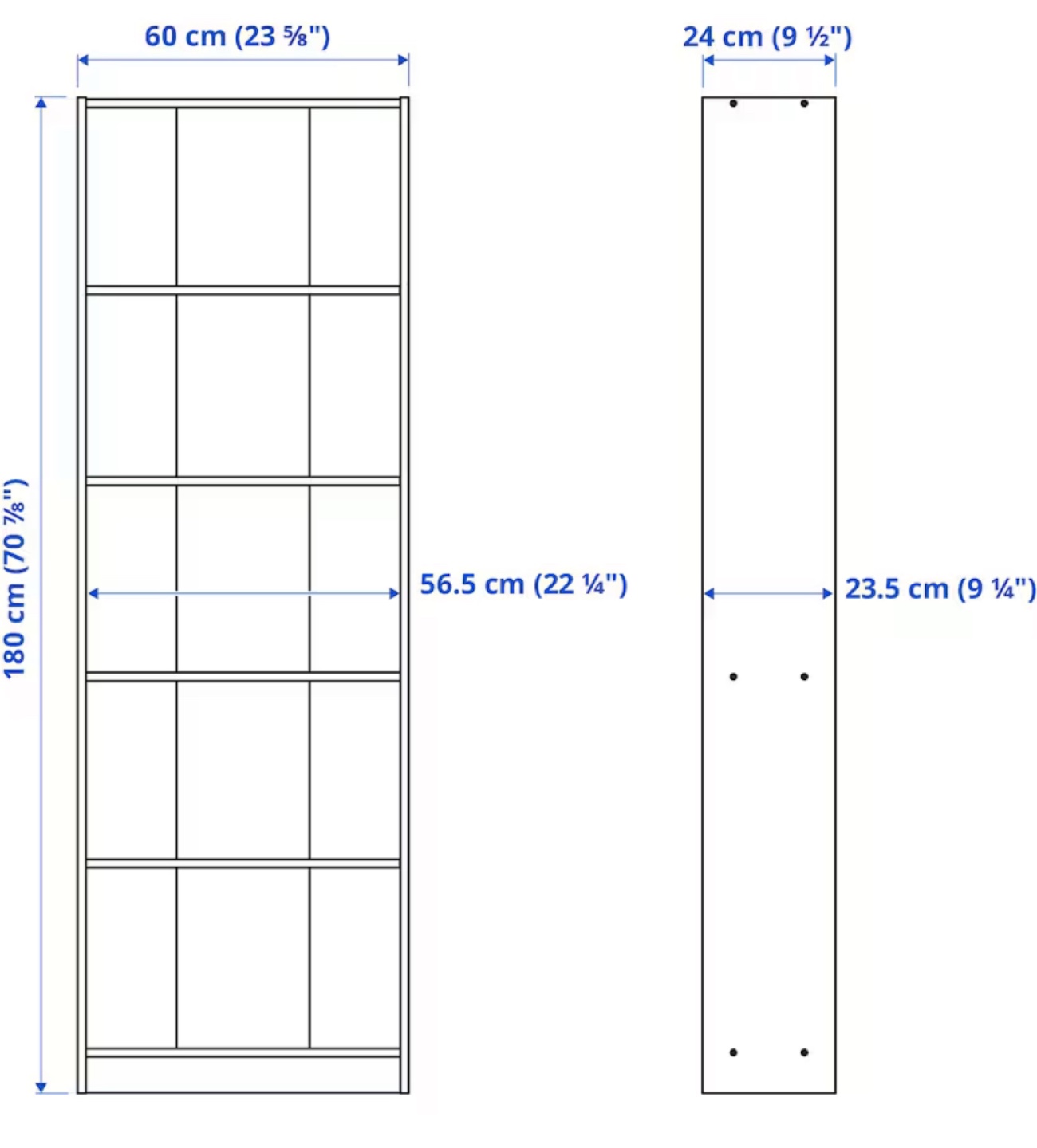IKEA GERSBY bookcase - white - photo 3