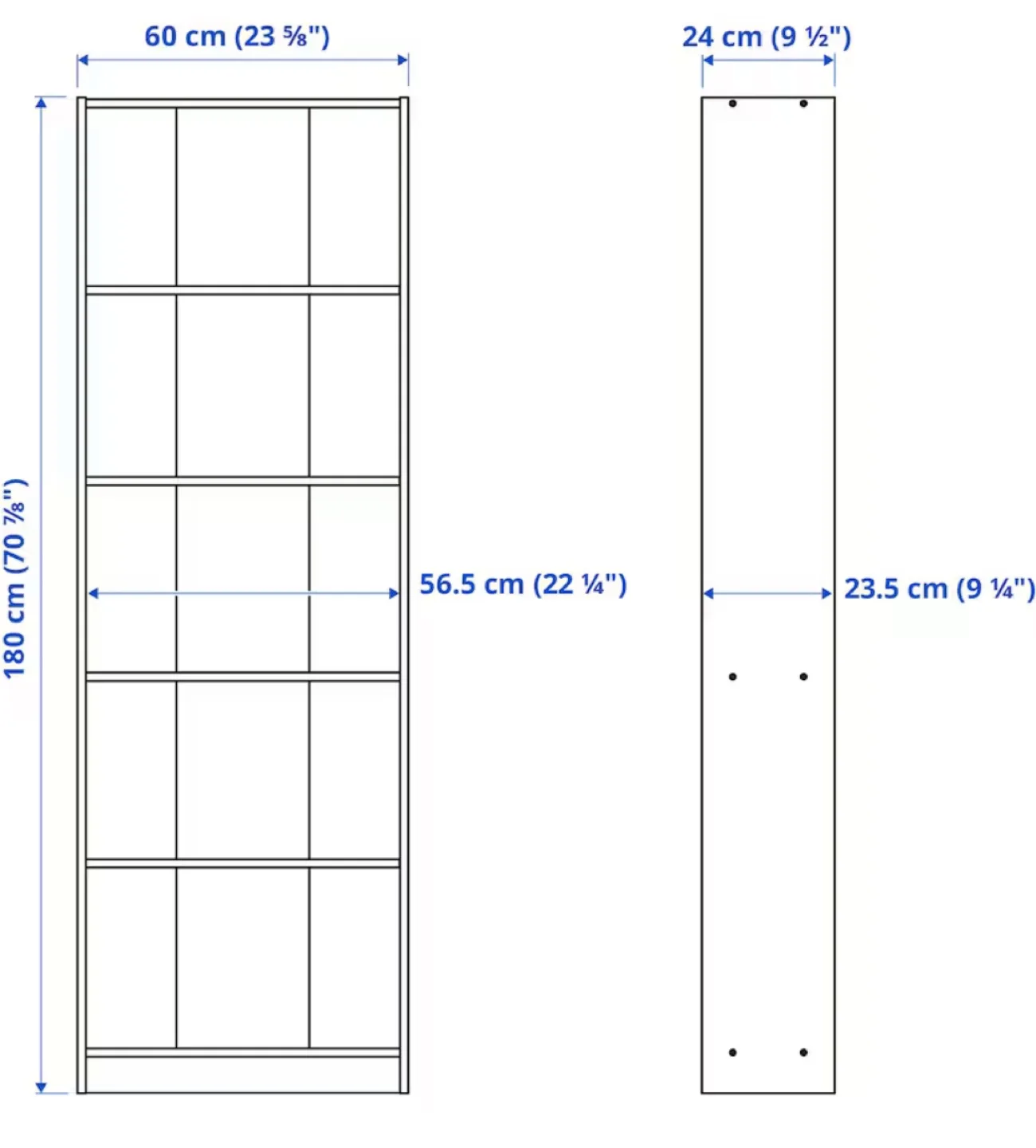 IKEA GERSBY bookcase - white image indicator(3)