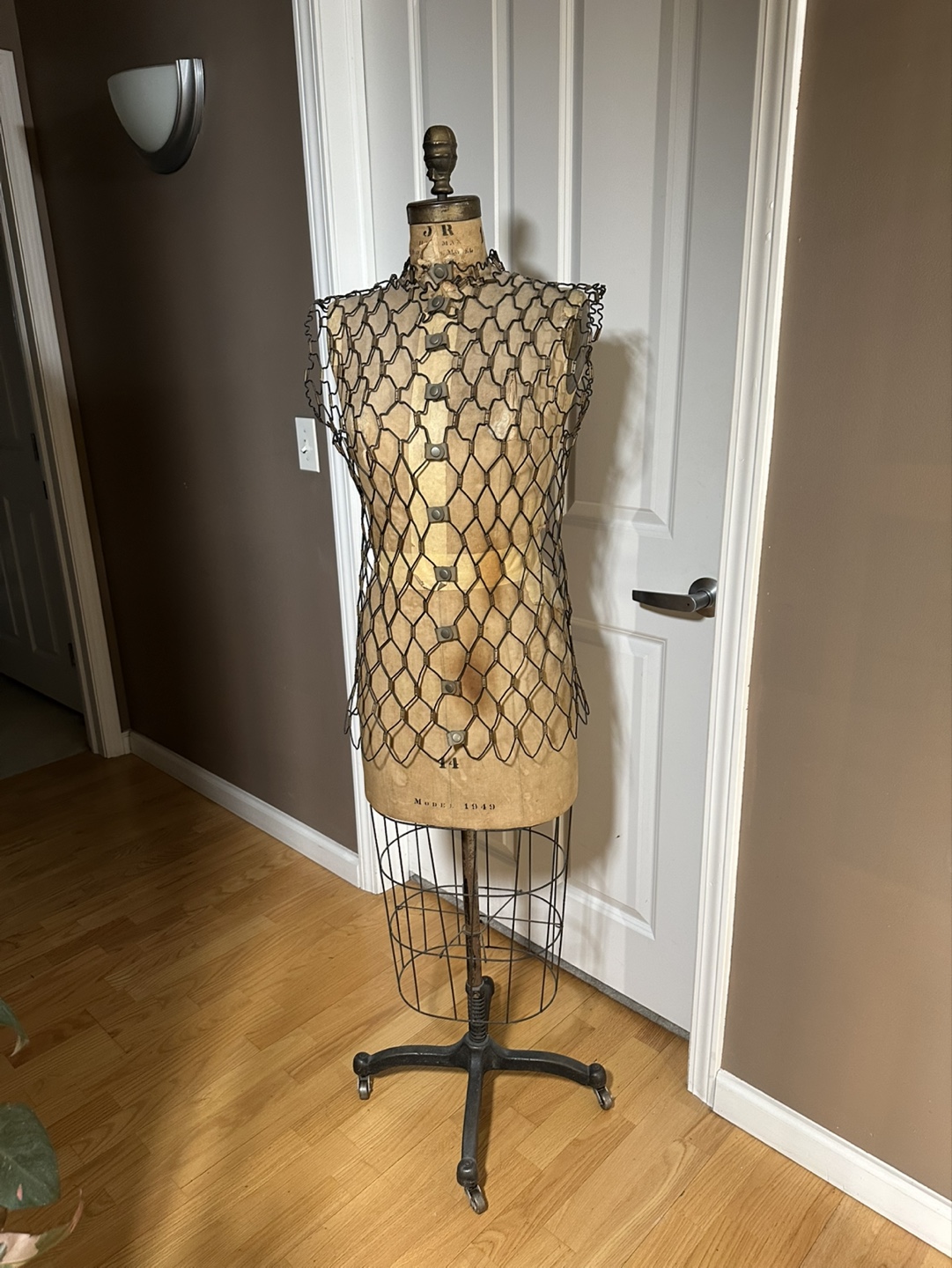 Vintage 1949 Dress Form Mannequin