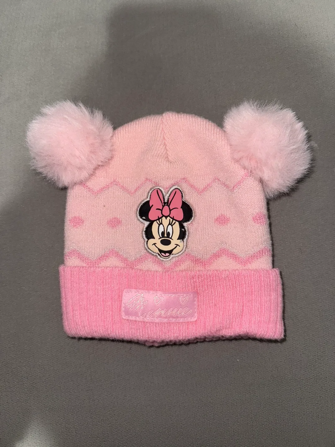 Baby Girl Hats - Minnie Mouse Winter Hat & Floral Sun Hat thumbnail