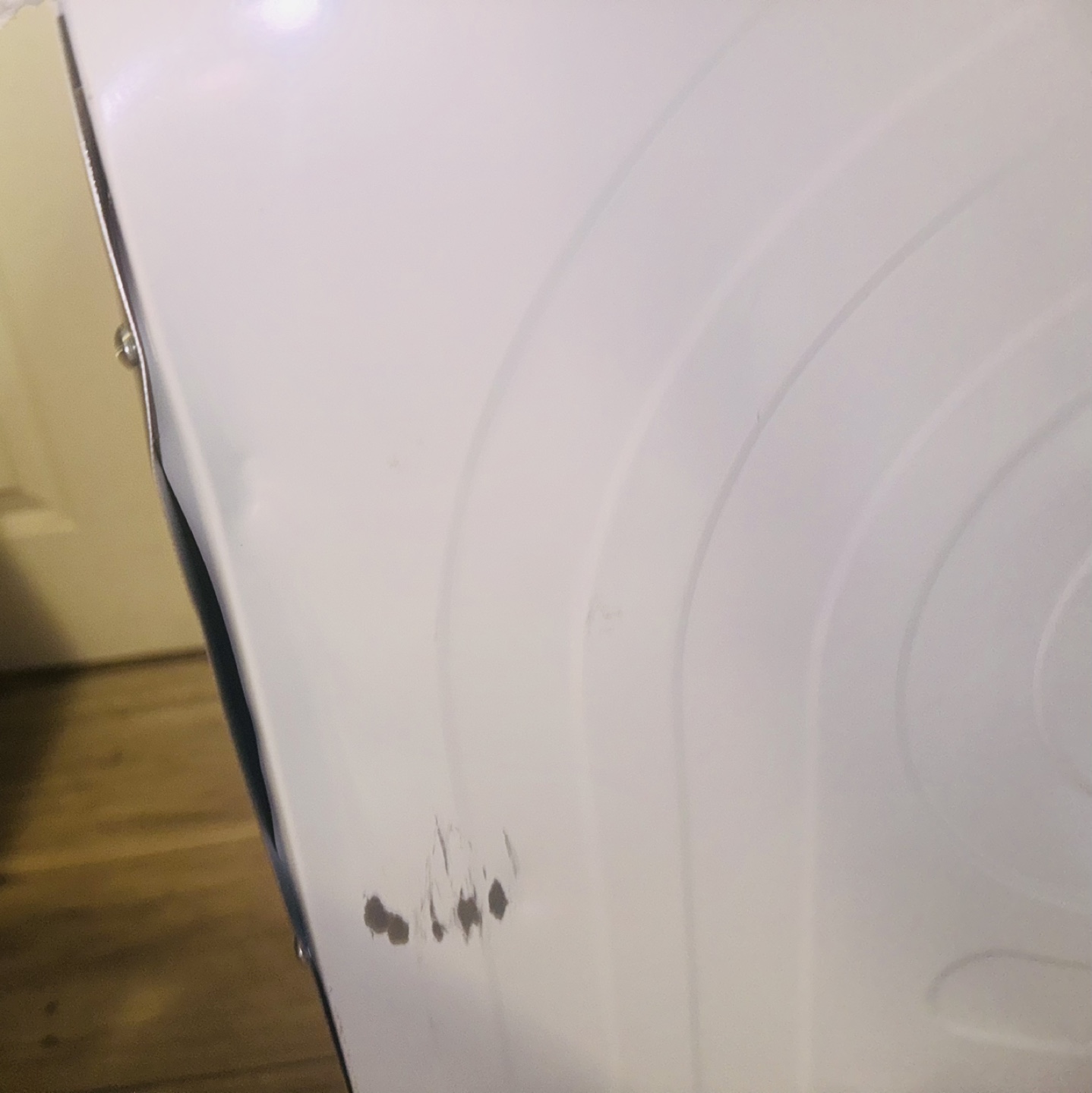 White Compact Clothes Dryer - Excellent Condition - photo 5