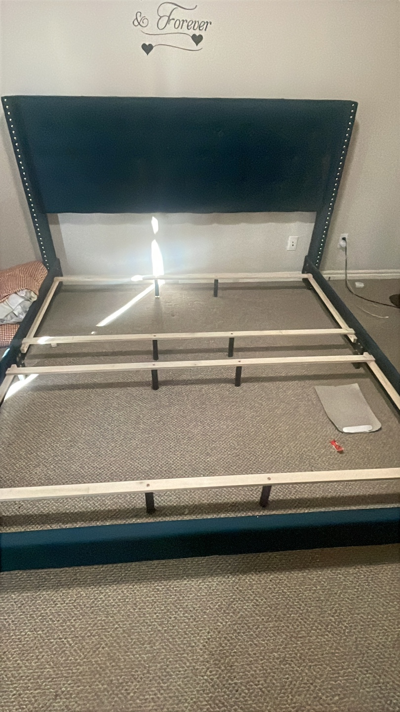 King Size Upholstered Bed Frame - photo 2