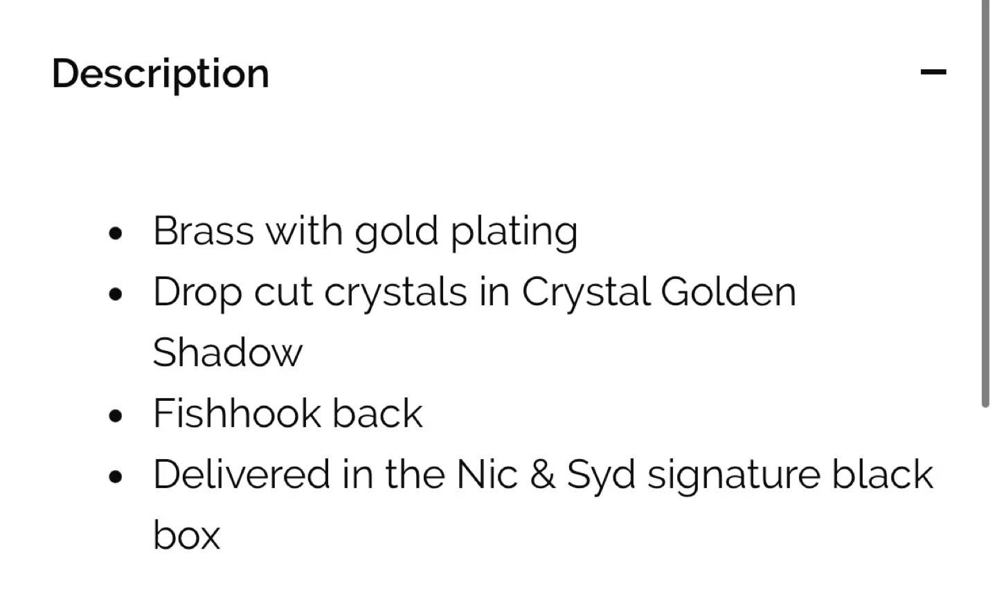 Swarovski Gold-Tone Crystal Necklace and Earrings Set image indicator(3)