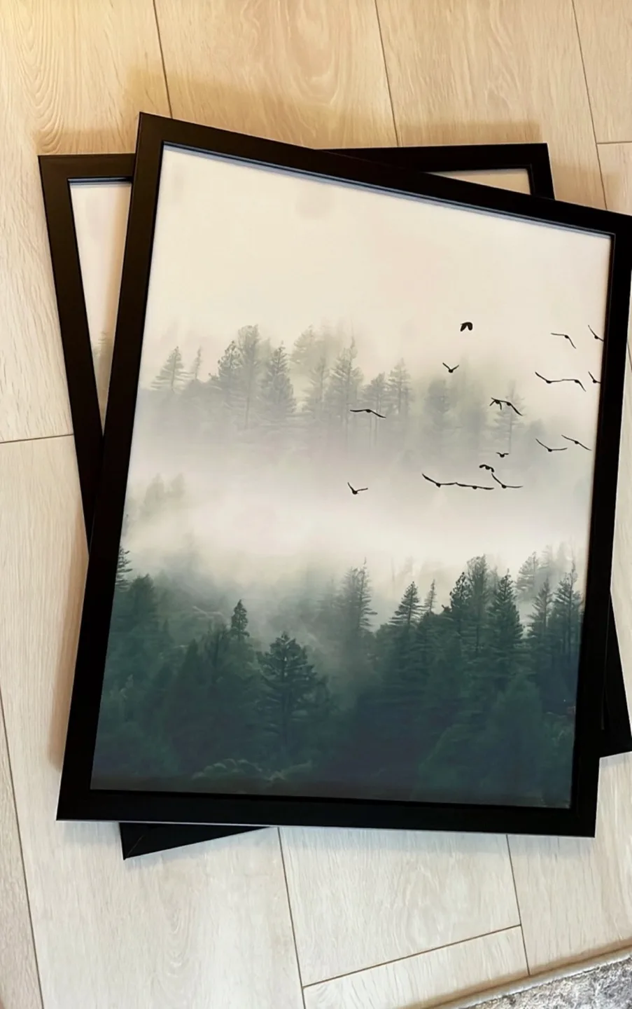 Set of Three Misty Forest Prints image indicator(3)