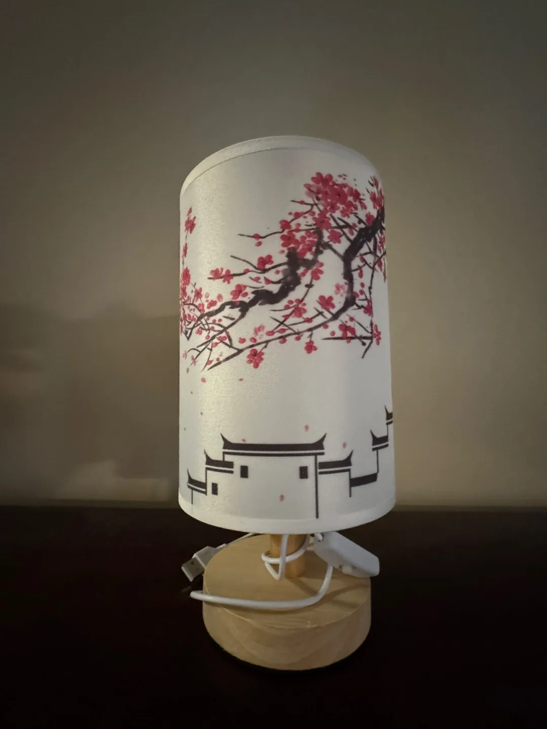 Unique Asian-inspired Table Lamp USB thumbnail