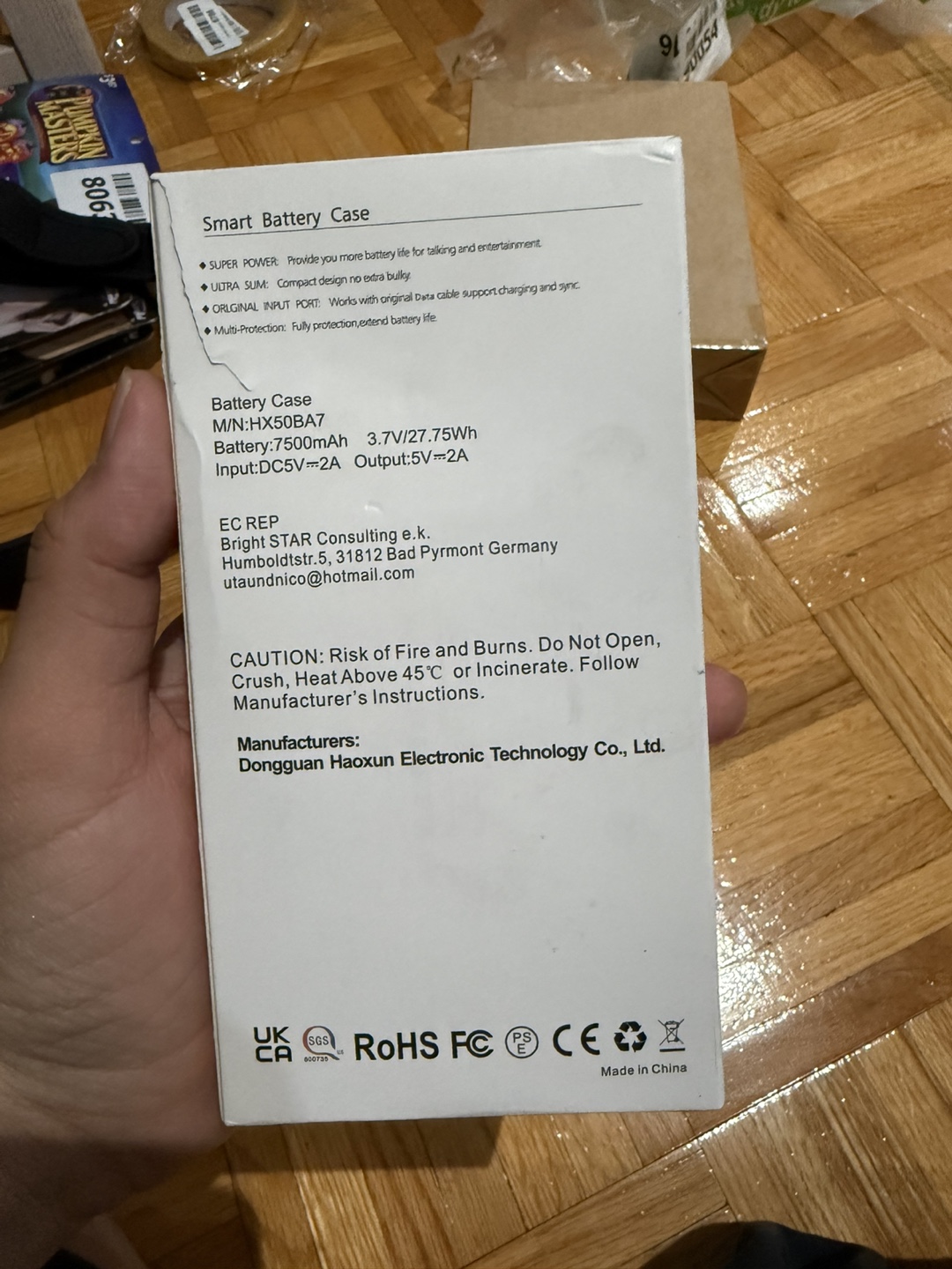 iPhone 15 Pro protective Battery Case - 7500mAh - photo 3