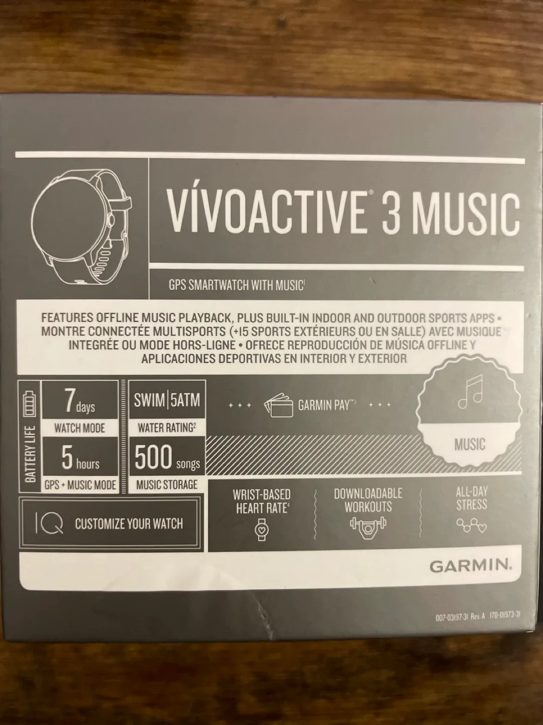 Garmin Vivoactive 3 Music GPS Smartwatch image indicator(3)