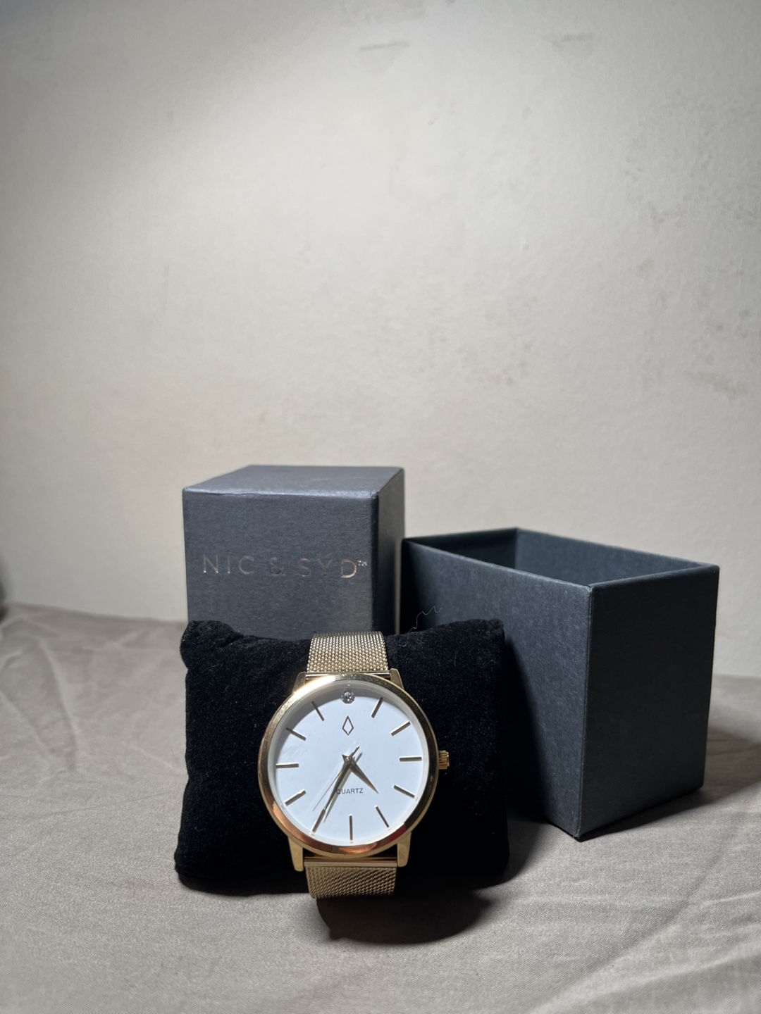 Nic & Syd Gold Mesh Watch
