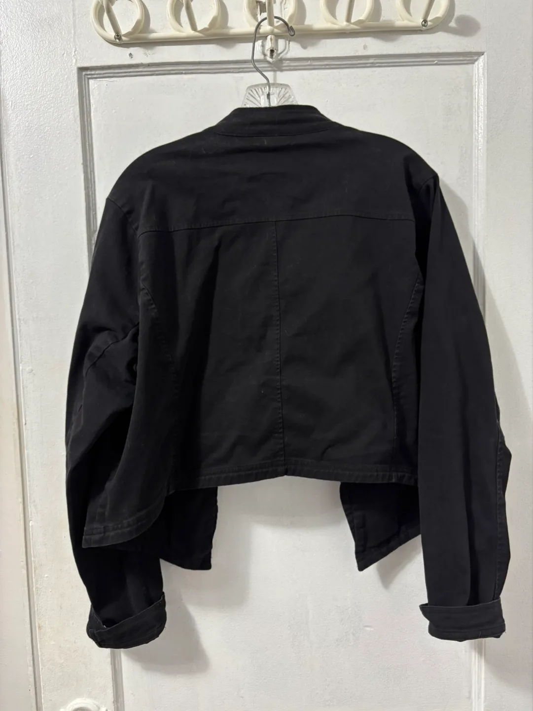 Torrid Black Military-Style Jacket Size 2 image indicator(3)