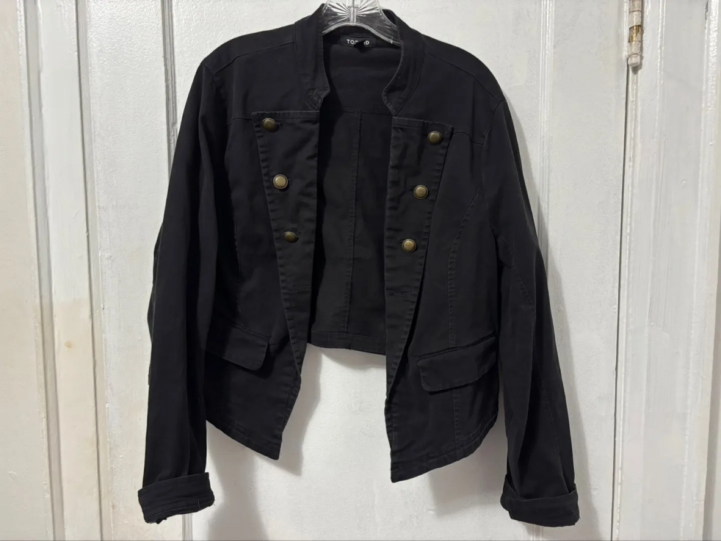 Torrid Black Military-Style Jacket Size 2 thumbnail