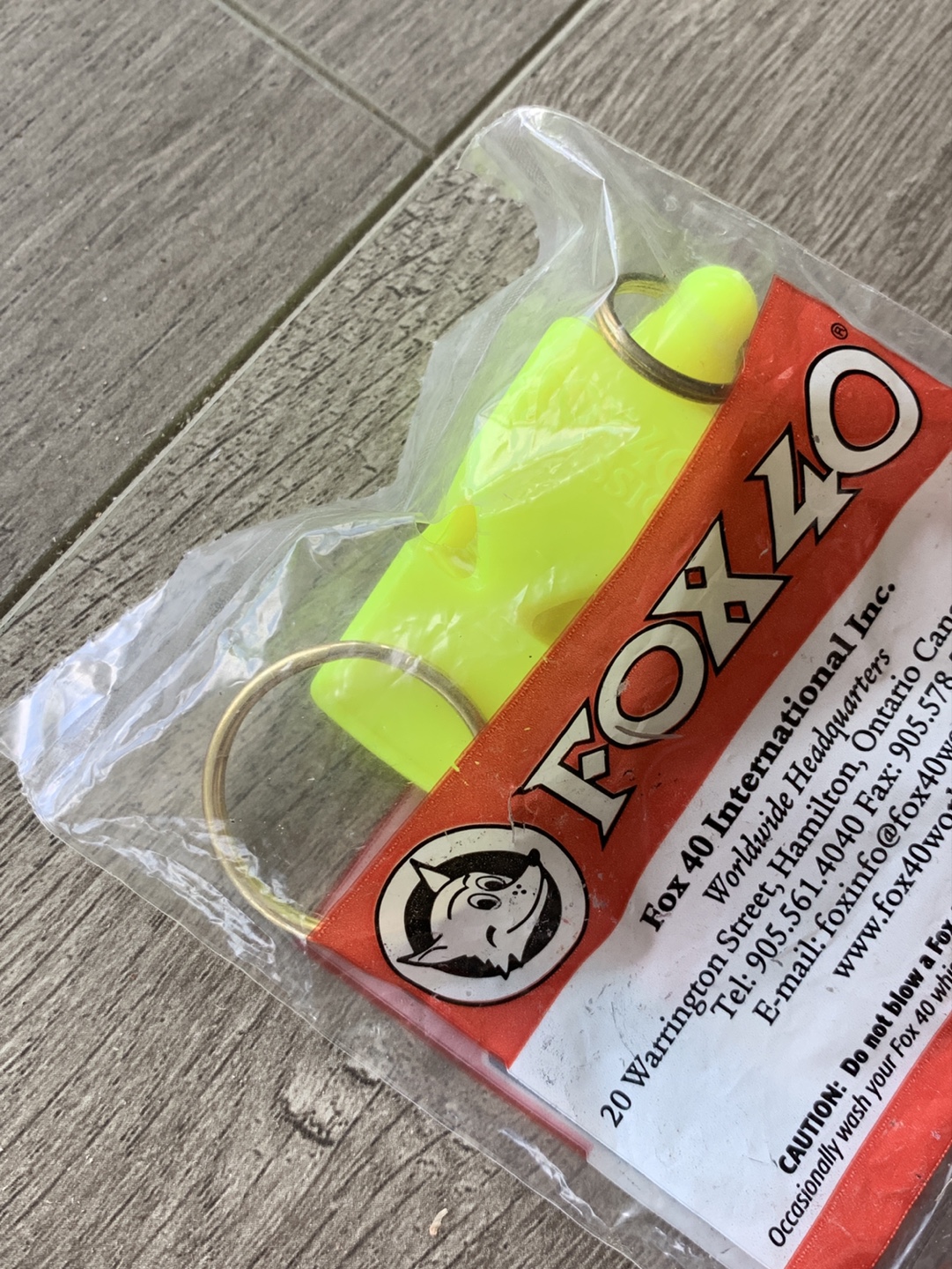 Fox 40 Classic Whistle - Neon Yellow - photo 5