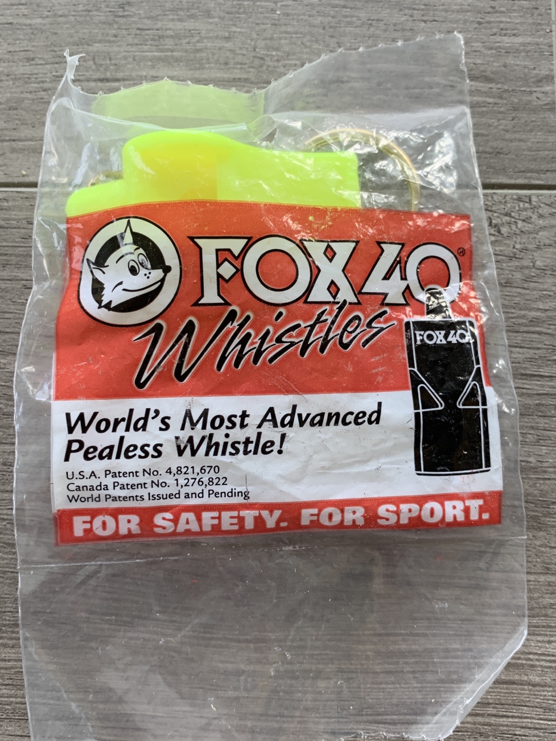 Fox 40 Classic Whistle - Neon Yellow