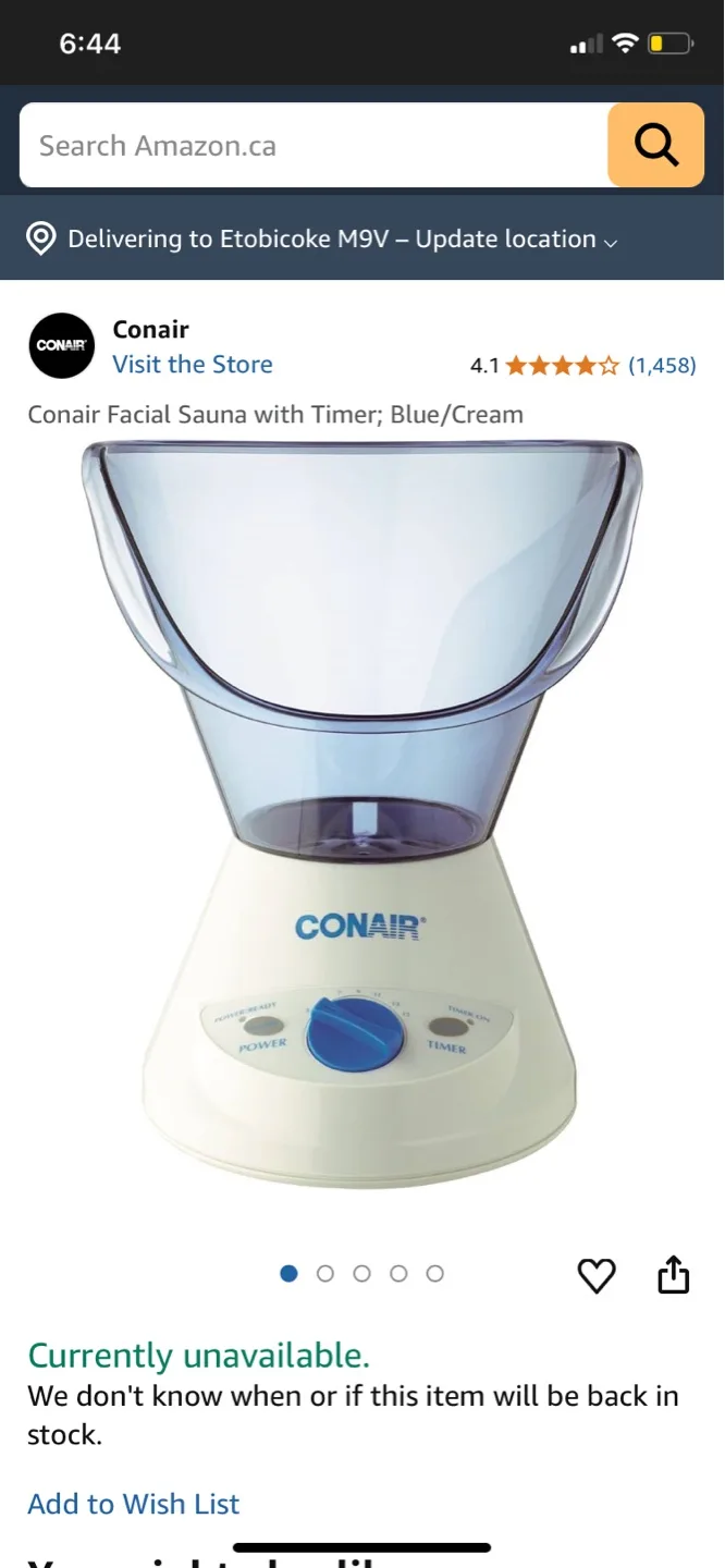 Conair Facial Spa - Facial Steamer image indicator(2)