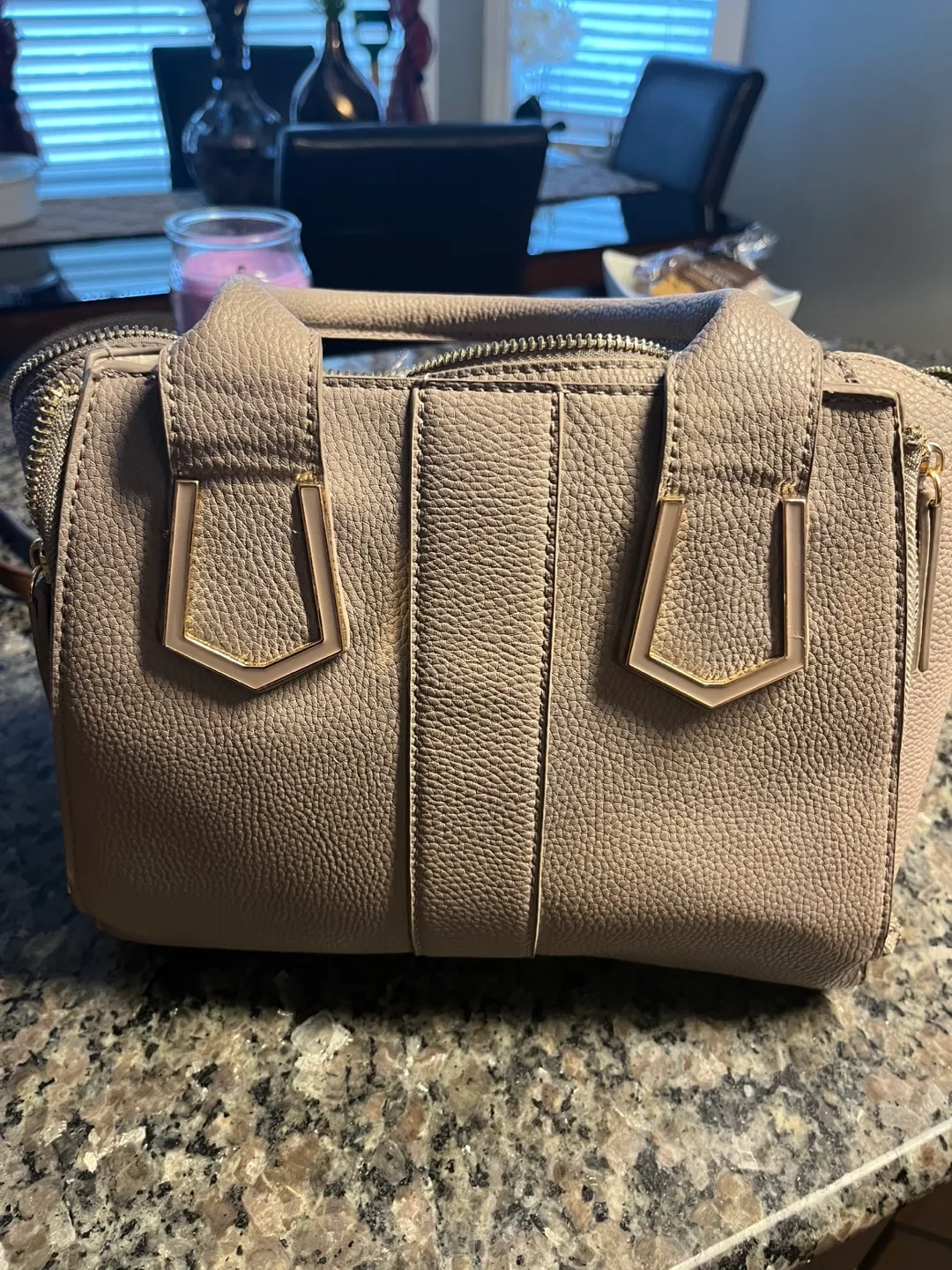 Madison West Taupe Handbag thumbnail
