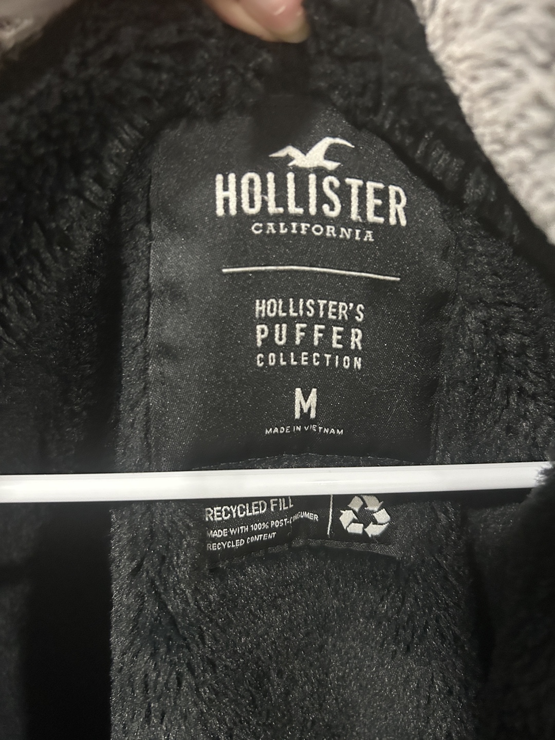 Hollister Long Winter Puffer Jacket - Size Medium - photo 2
