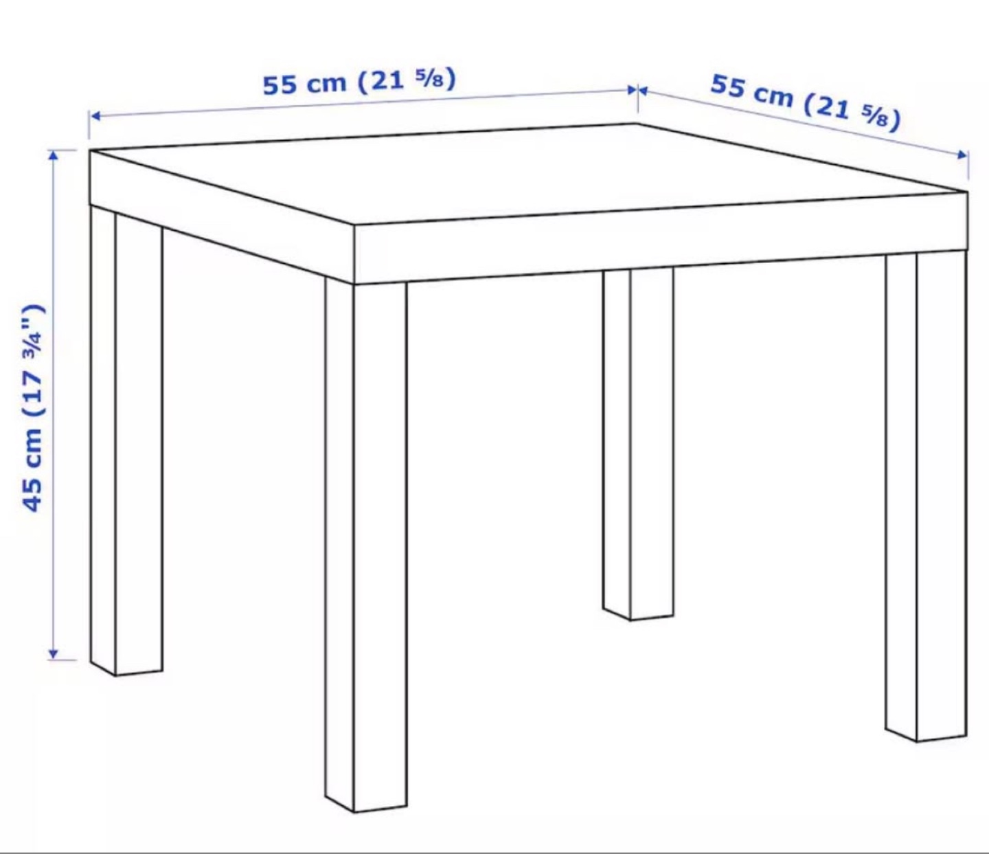 IKEA Lack Side Table - Black - photo 3