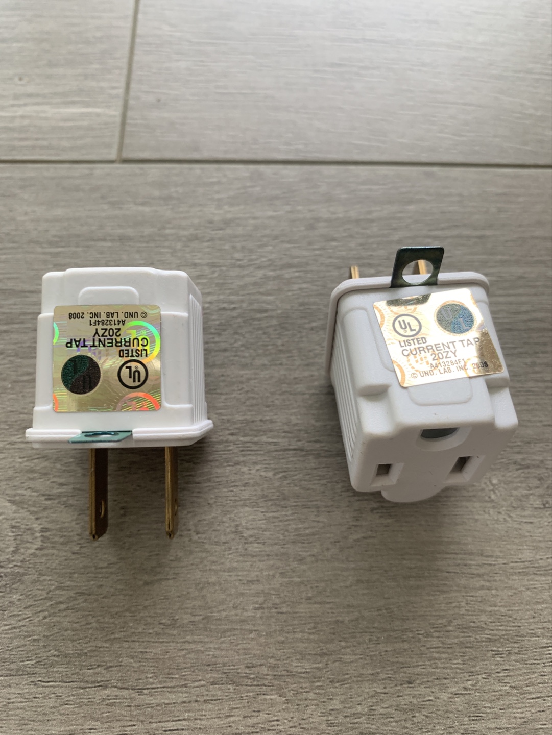 Pair of Current Tap 20ZY Electrical Adapters