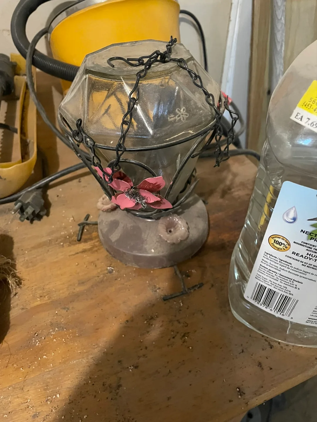 #freecycle Hummingbird feeder and nectar thumbnail