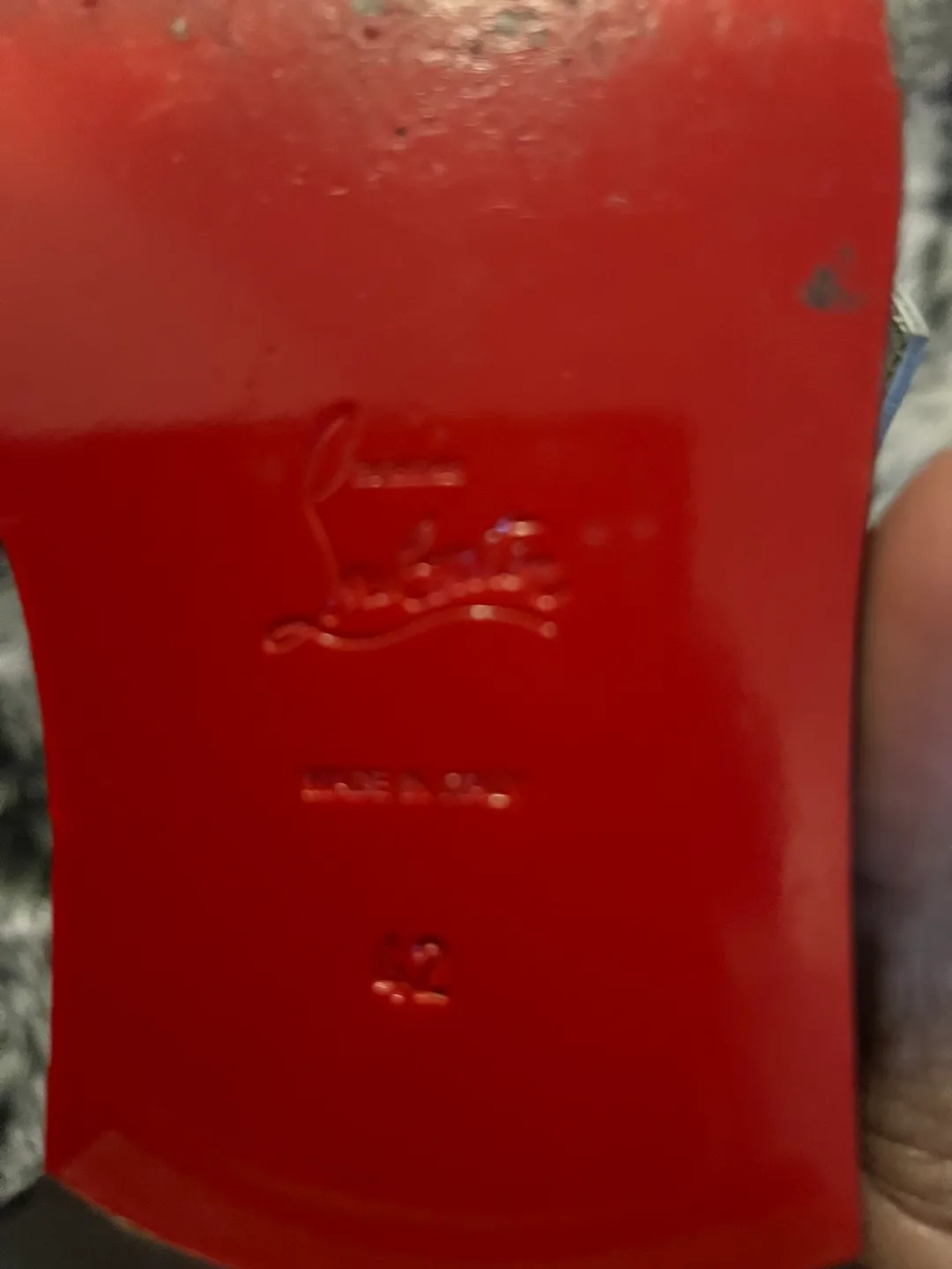 Christian Louboutin Black & White Buckle Loafers image indicator(8)