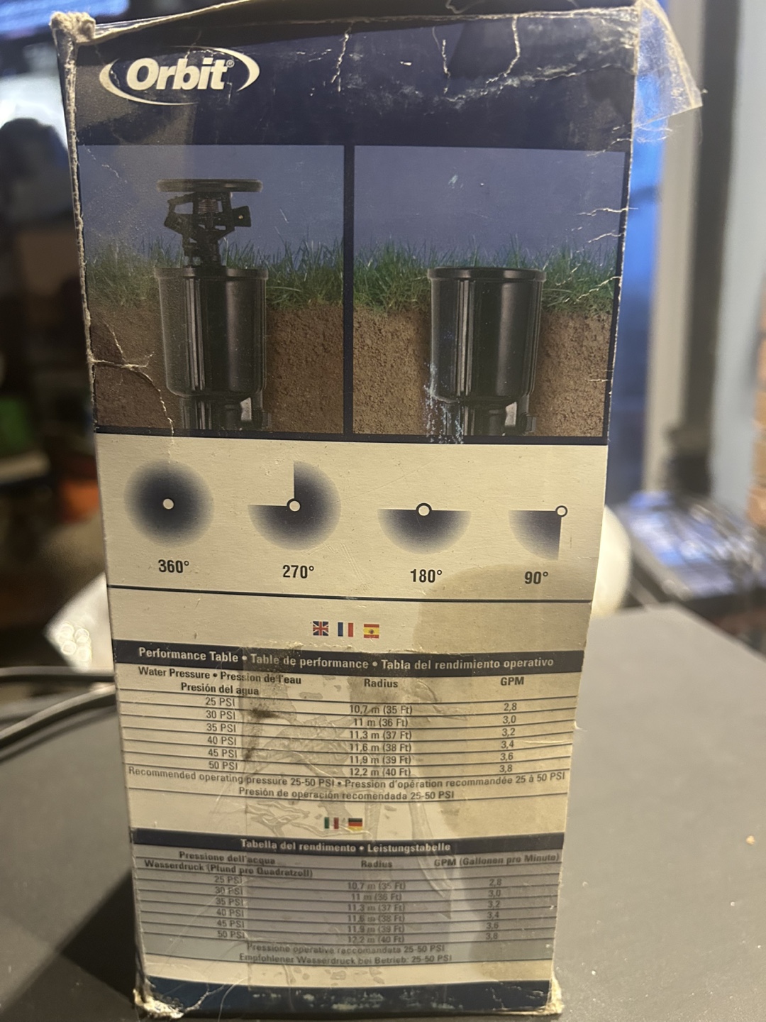 Orbit WaterMaster Super Jet Pop-Up Impact Head Sprinkler - photo 3