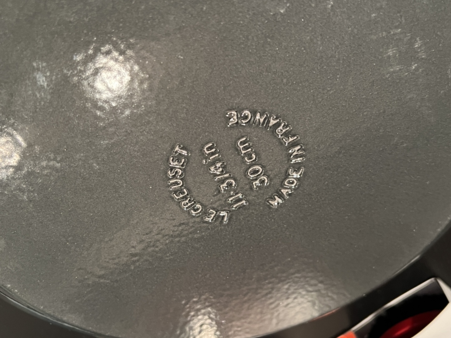 Le Creuset 30cm Cast Iron Skillet - Grey - photo 5