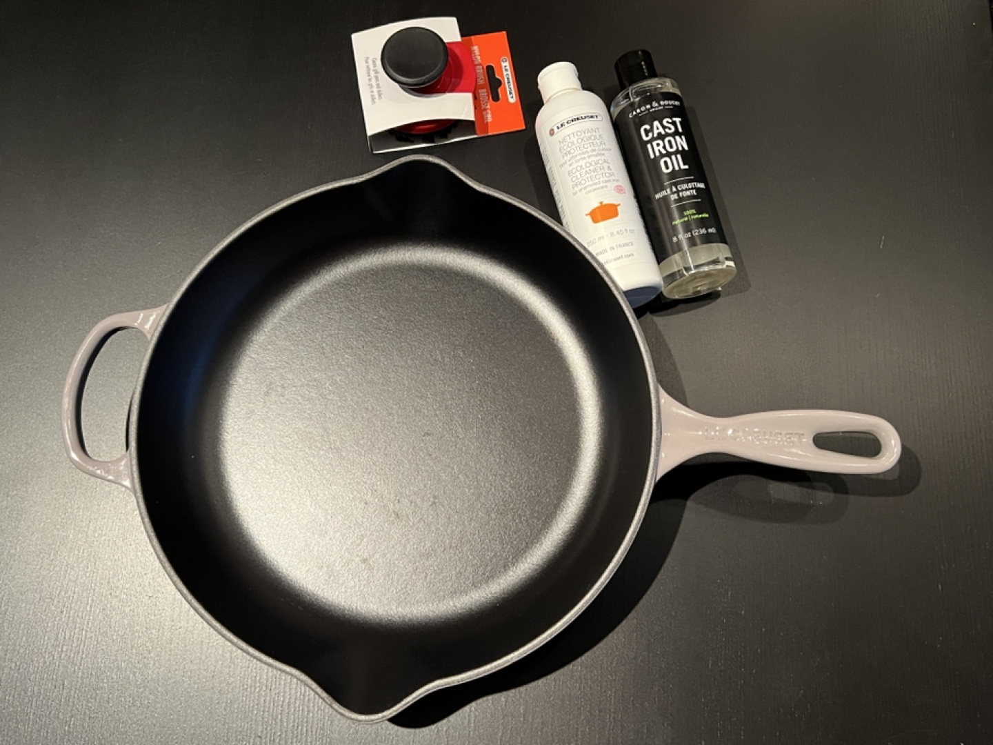 Le Creuset 30cm Cast Iron Skillet - Grey