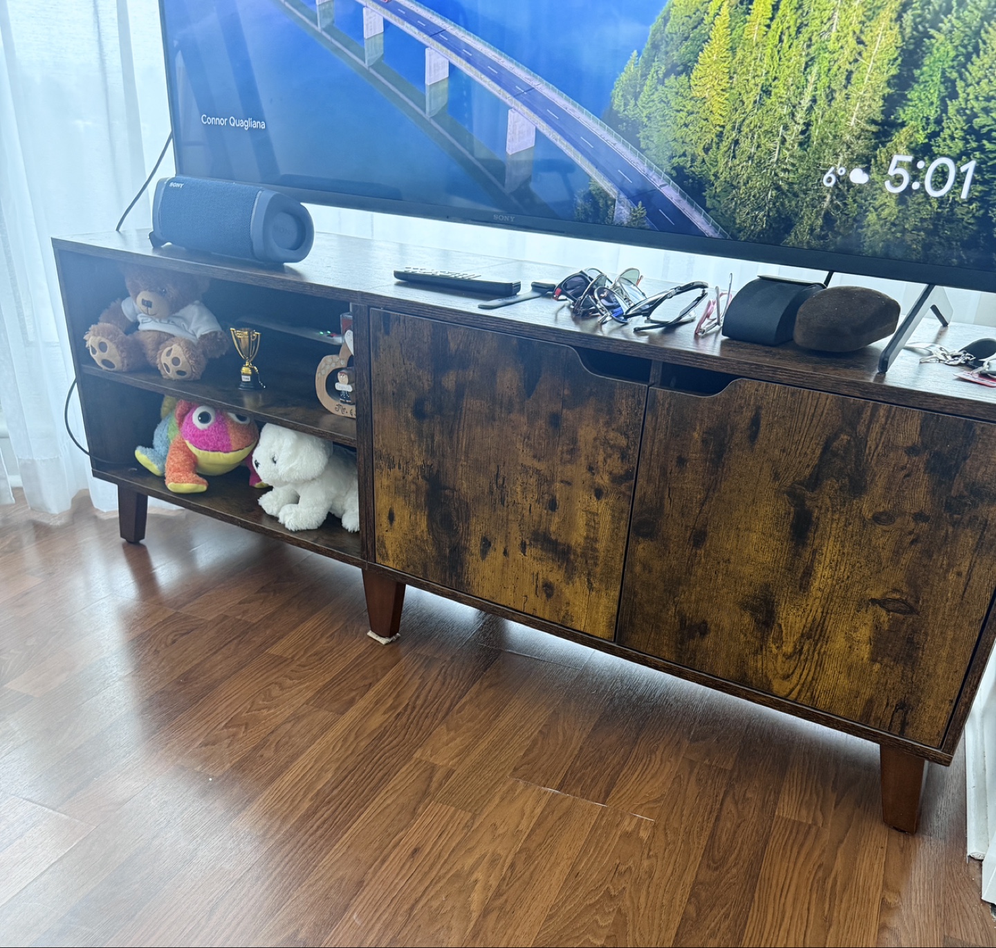 Sony Smart TV 55 inch X80K ultra HDR and TV Stand - photo 2
