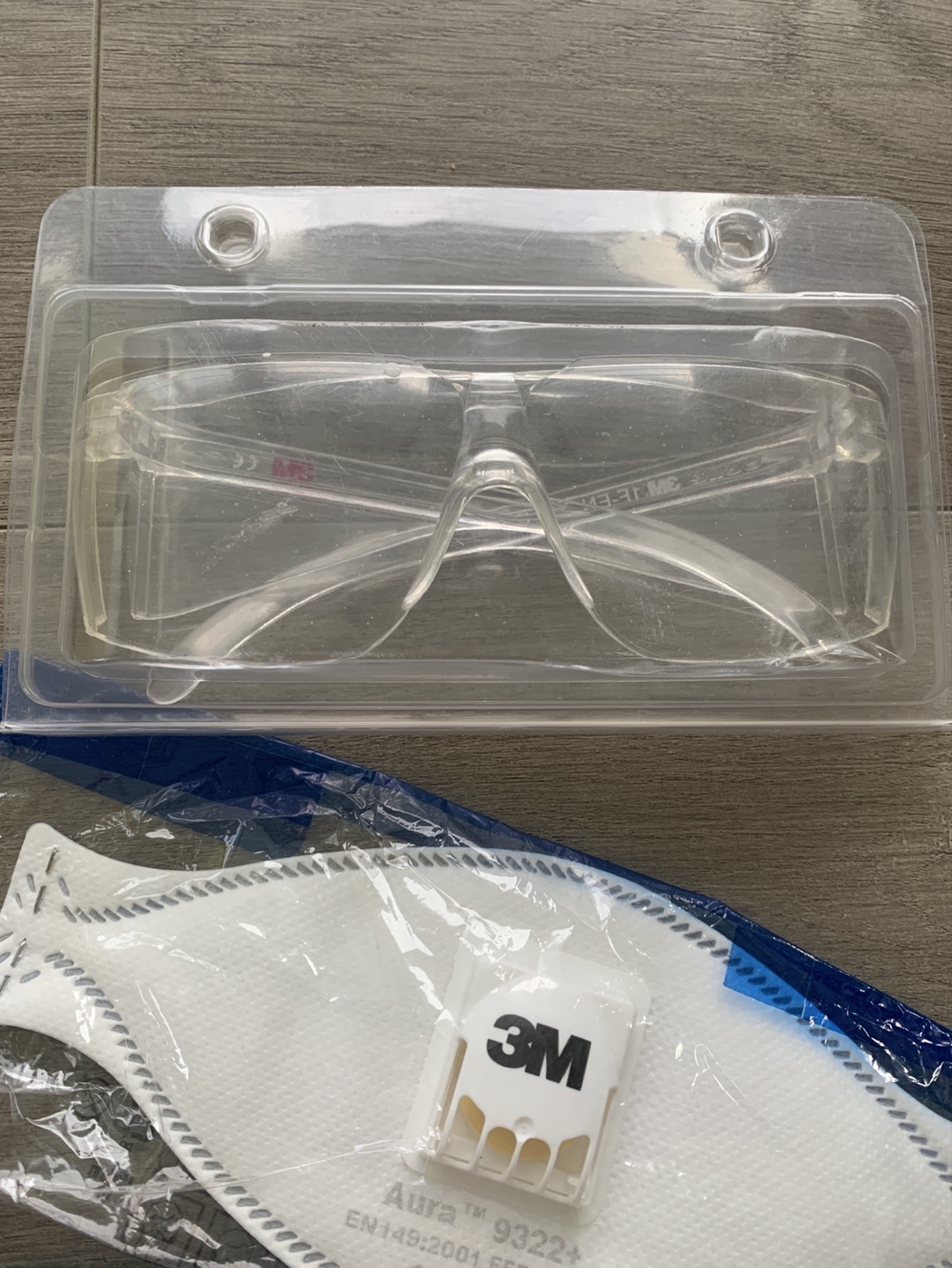 3M Aura 9322+ Respirators & Safety Glasses - Bundle - photo 2