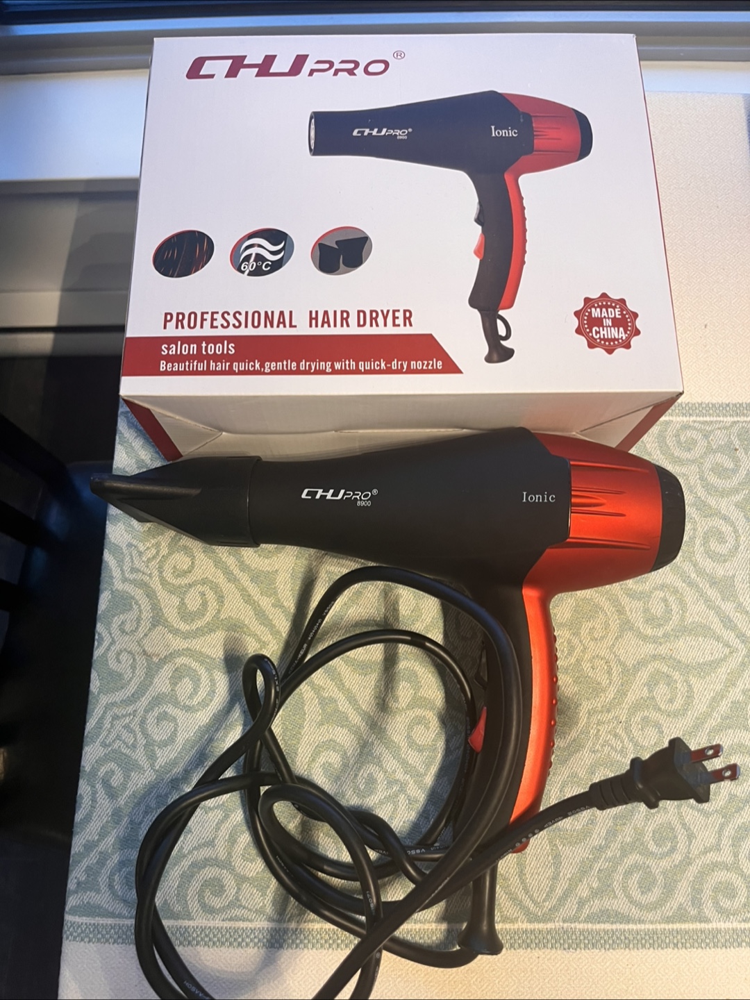 CHUPro Ionic Hair Dryer 8900 - Professional Salon Tool