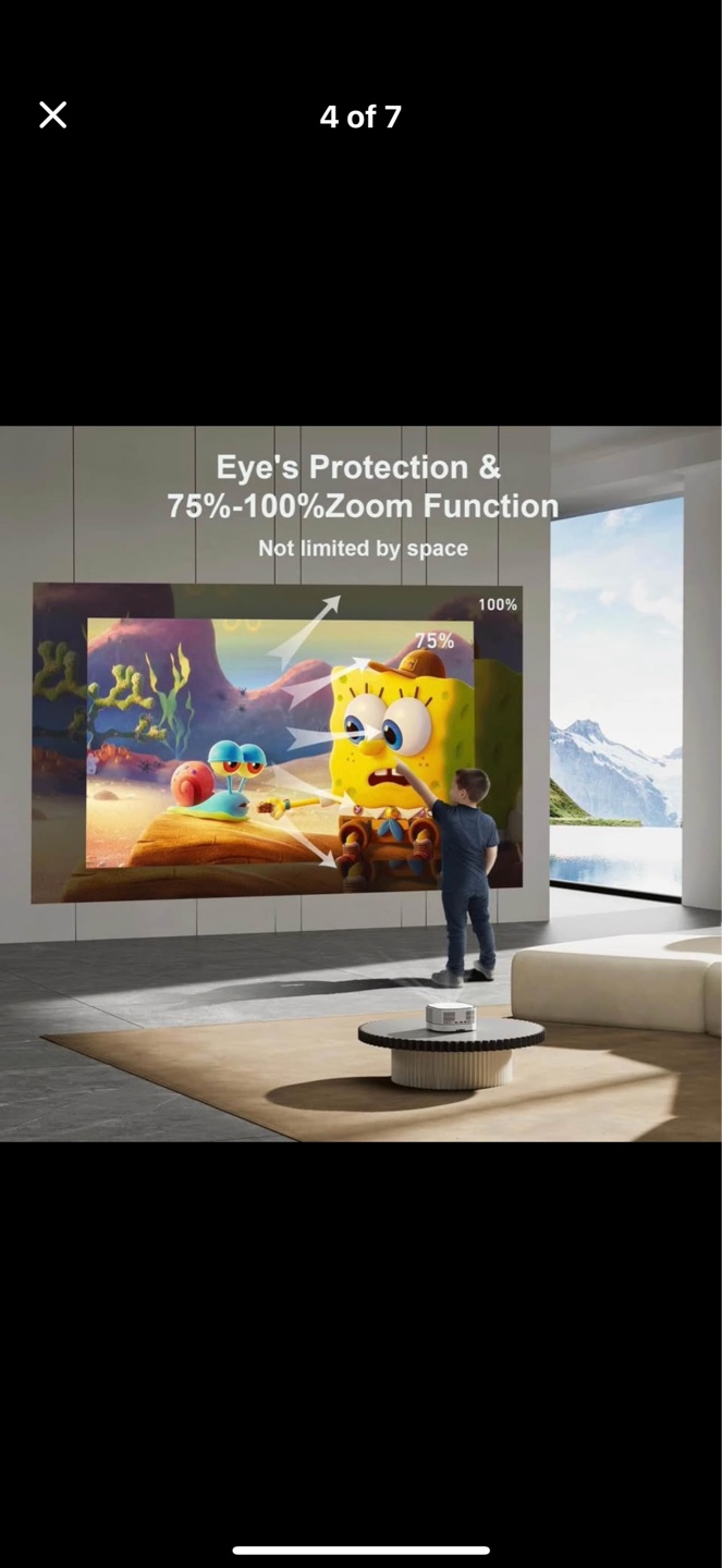 AN1 Mini Projector with WiFi & Bluetooth - 1080P DLP - photo 4