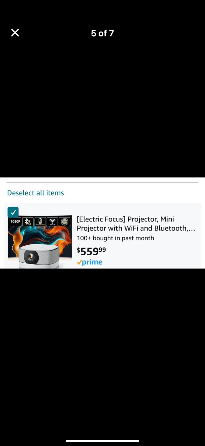 AN1 Mini Projector with WiFi & Bluetooth - 1080P DLP - photo 5
