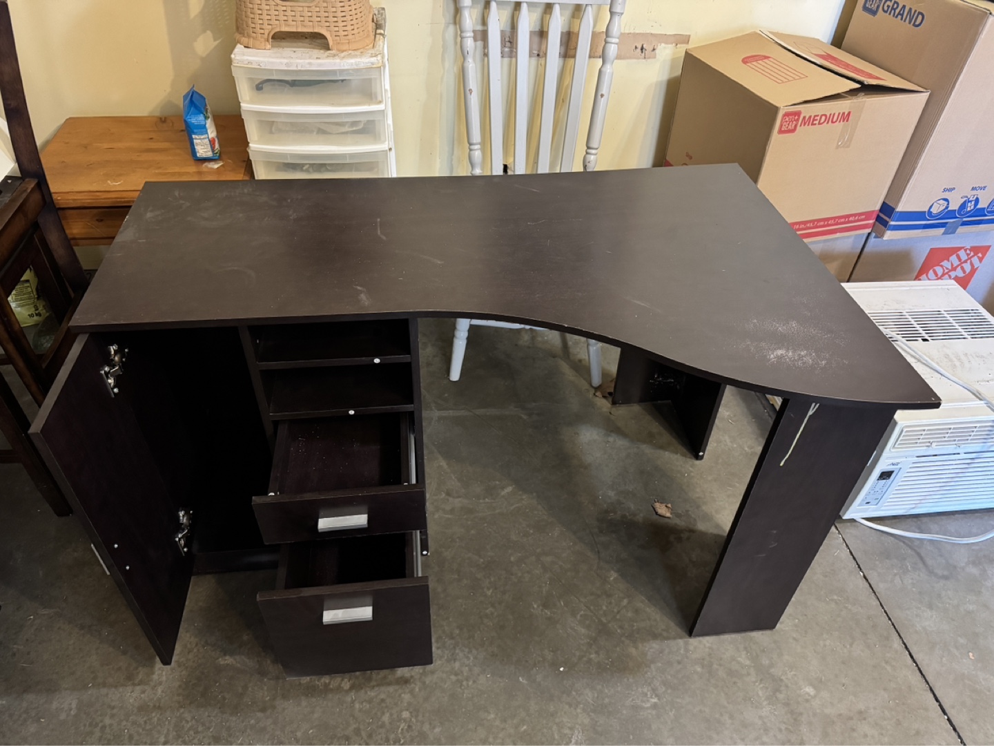 Corner Desk with Storage