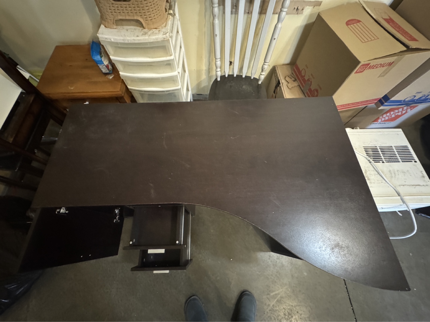 Corner Desk with Storage - photo 4