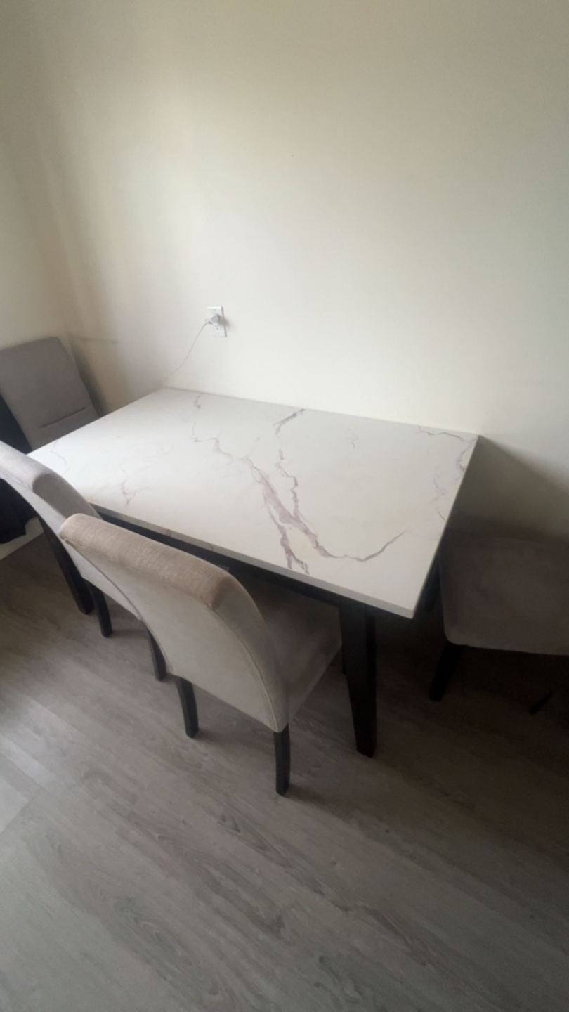Dining Table Set with Four Chairs - photo 2