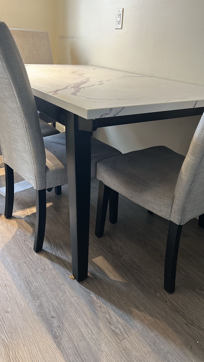 Dining Table Set with Four Chairs - photo 4
