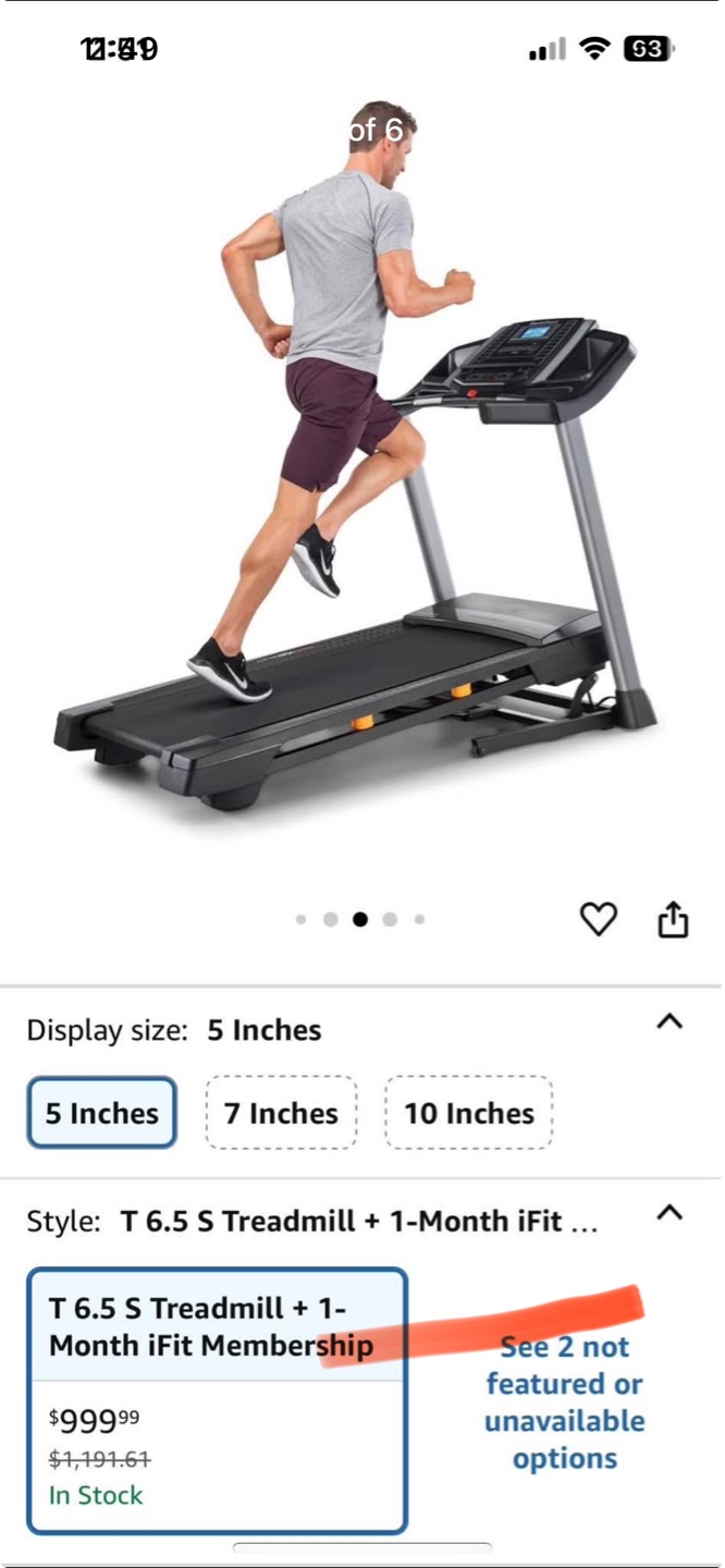 NordicTrack T 6.5 S Treadmill - SpaceSaver Design - photo 4