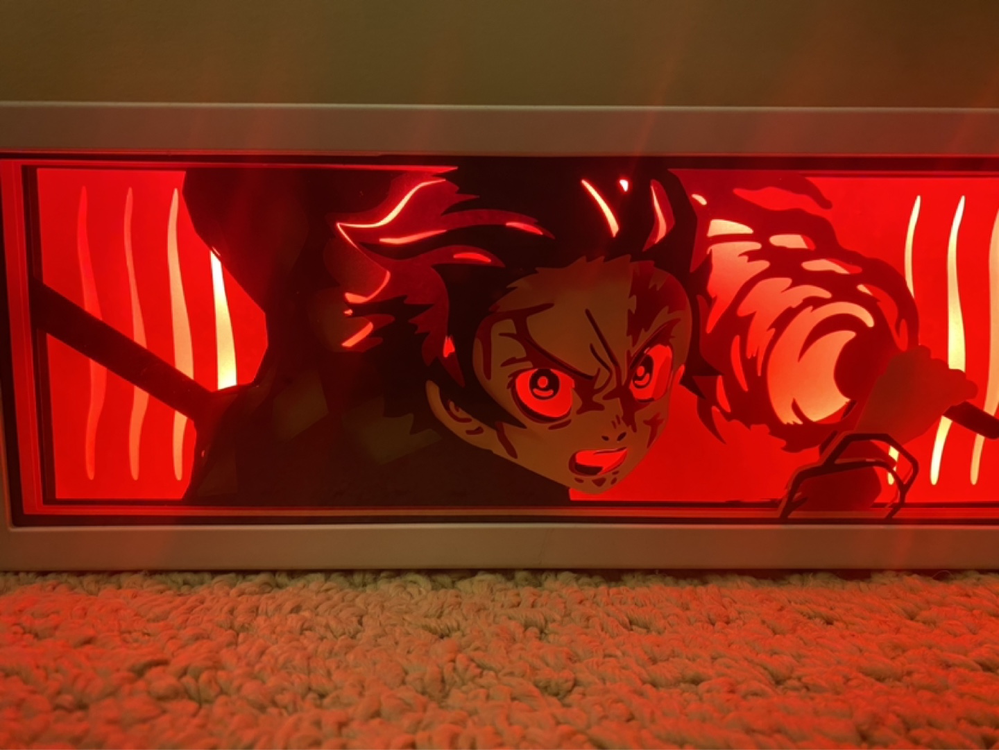 Demon Slayer Tanjiro LED Light Box - photo 2