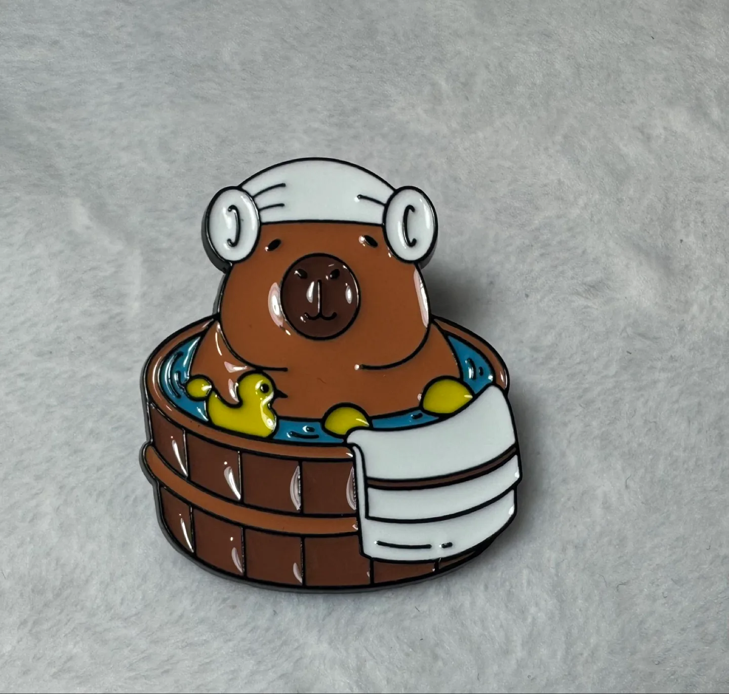 Capybara Enamel Pin thumbnail