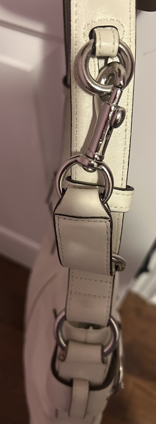 Coach Leather Shoulder Bag - Off-White - photo 4