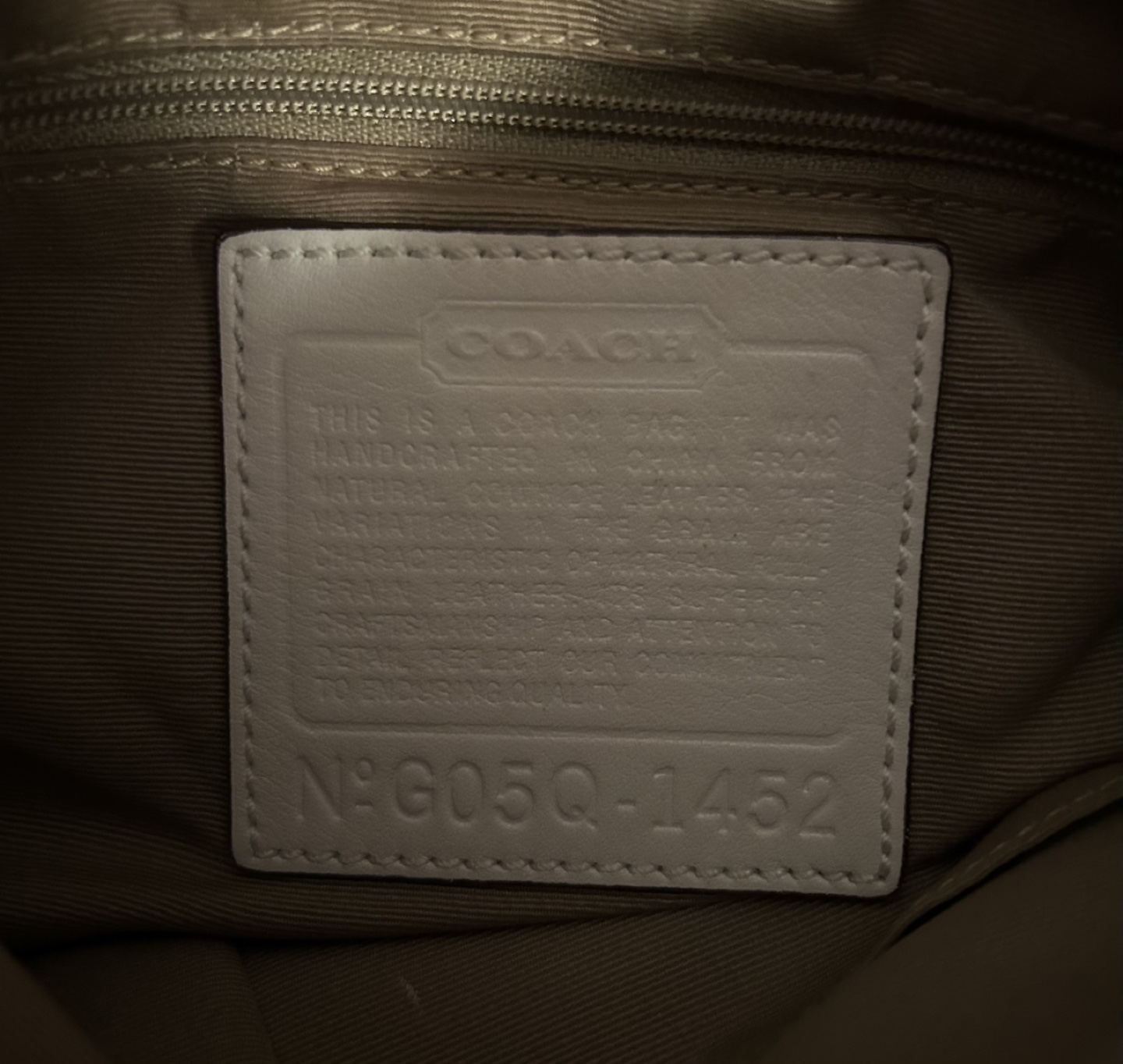 Coach Leather Shoulder Bag - Off-White - photo 3