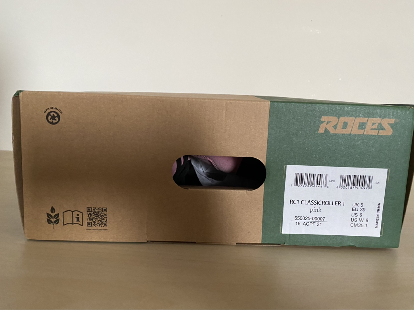 Roces RC1 Classicroller QuadSkates - Pink Suede Size 8-8.5 - photo 4