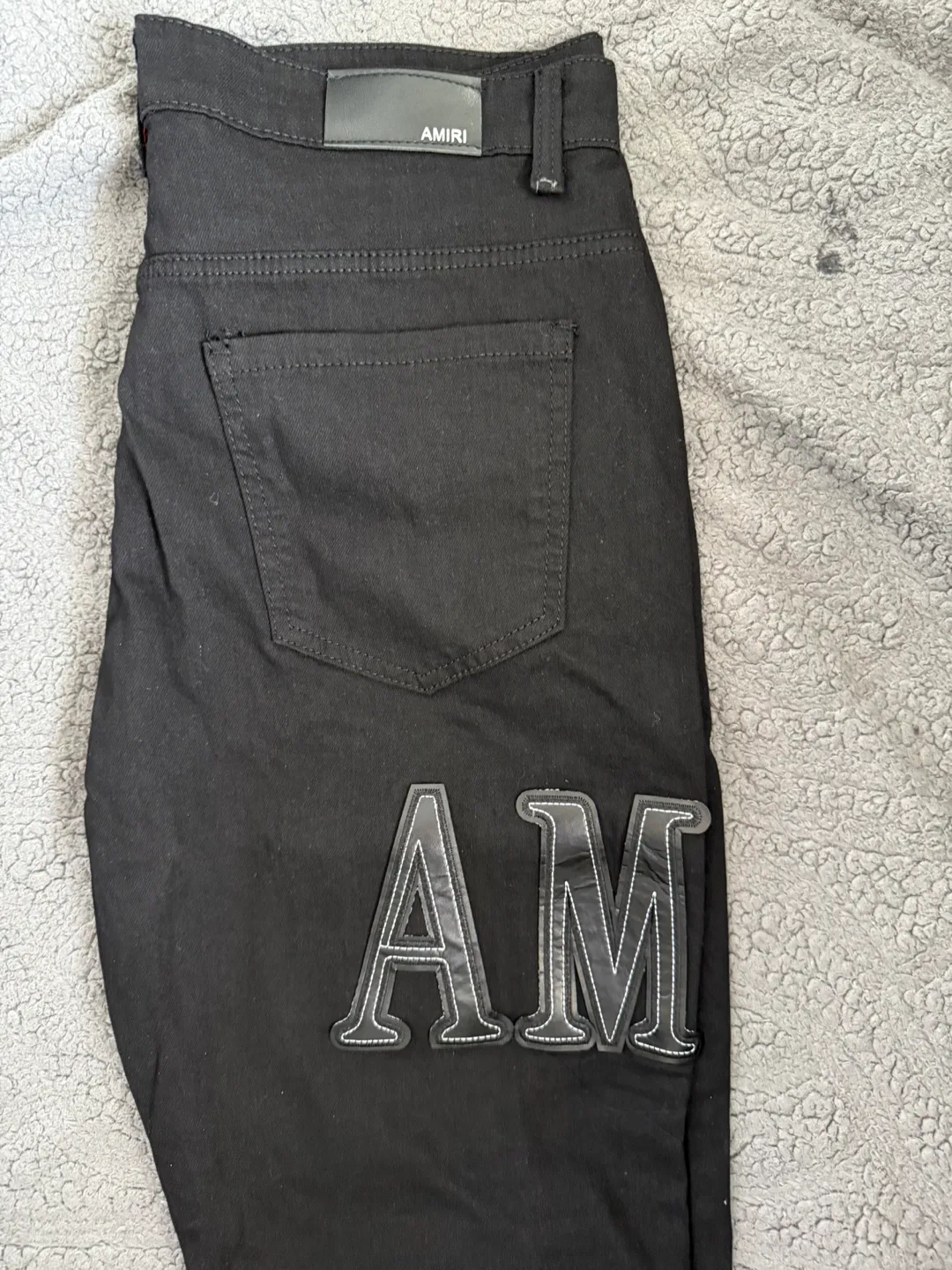 AMIRI Black Distressed Jeans image indicator(3)