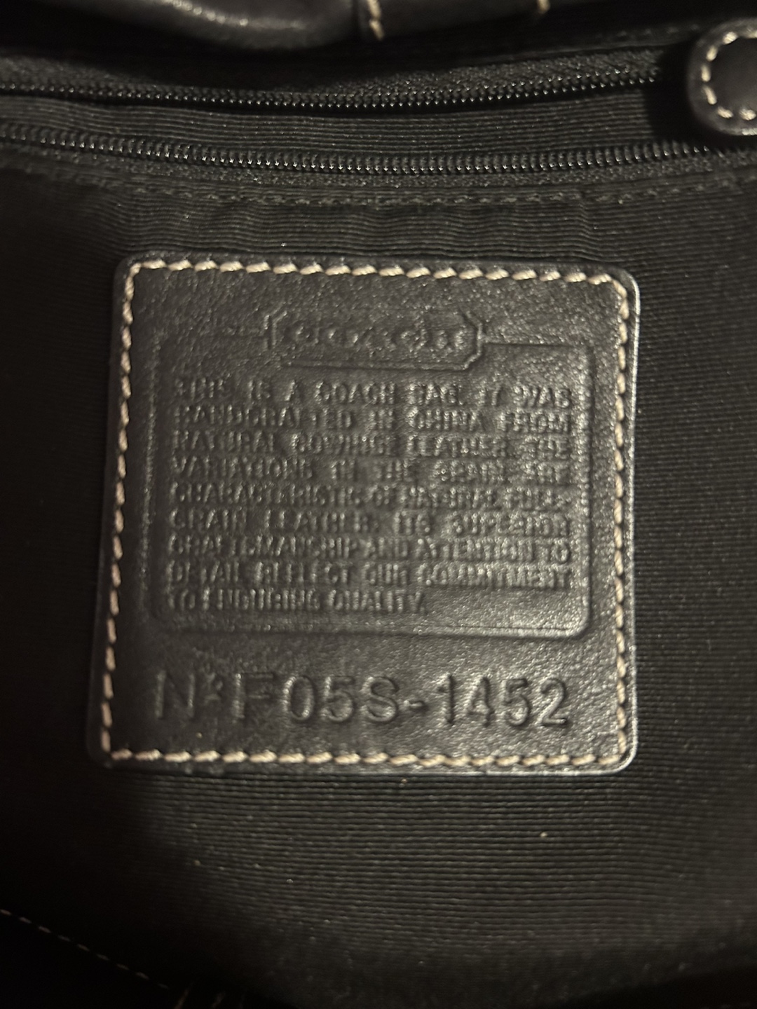 Coach Leather Shoulder Bag - Black - photo 2