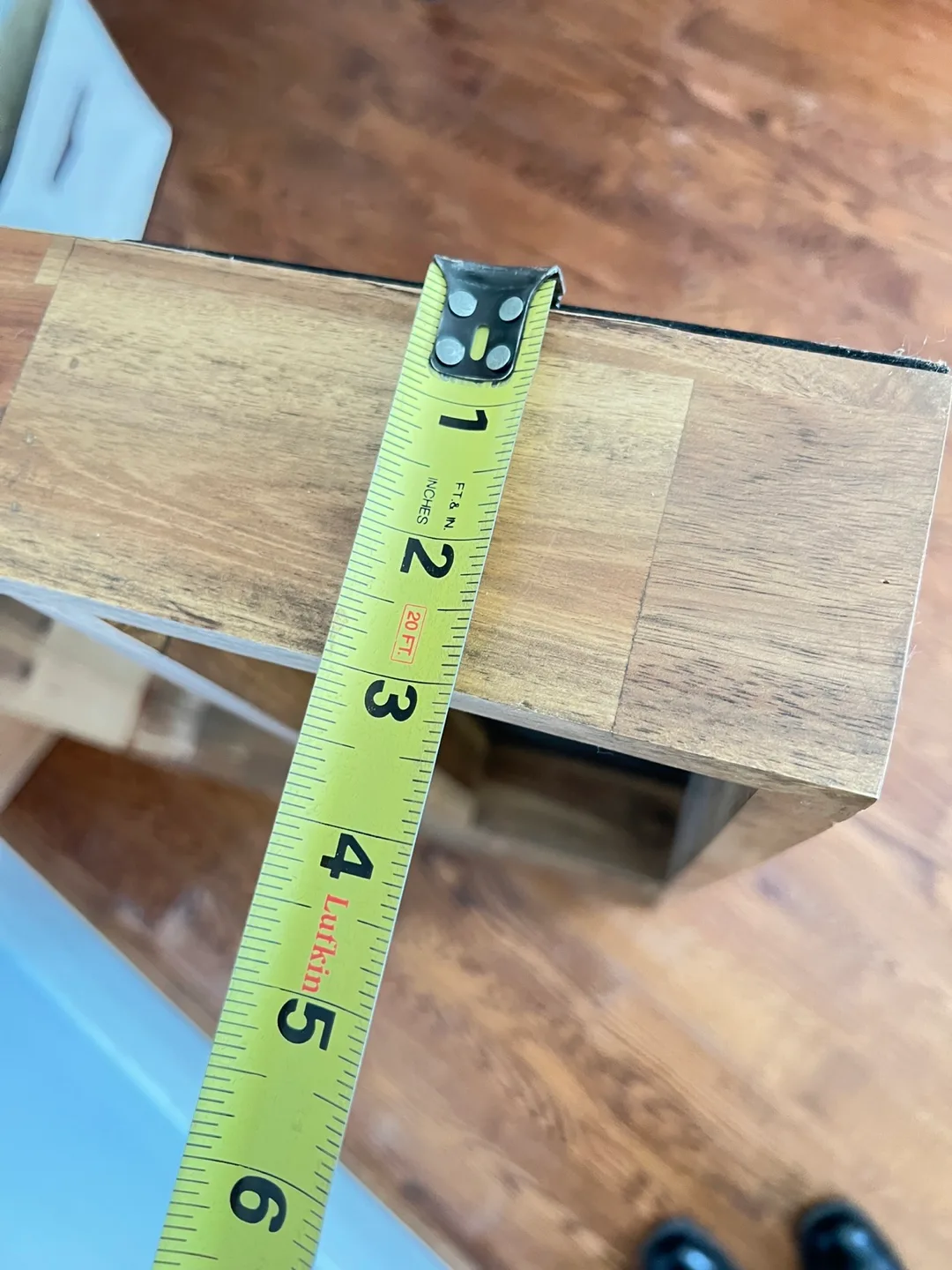 CONTENT SALE: Gorgeous Wood Frame Mirror - Shelves & Chalkboard image indicator(7)