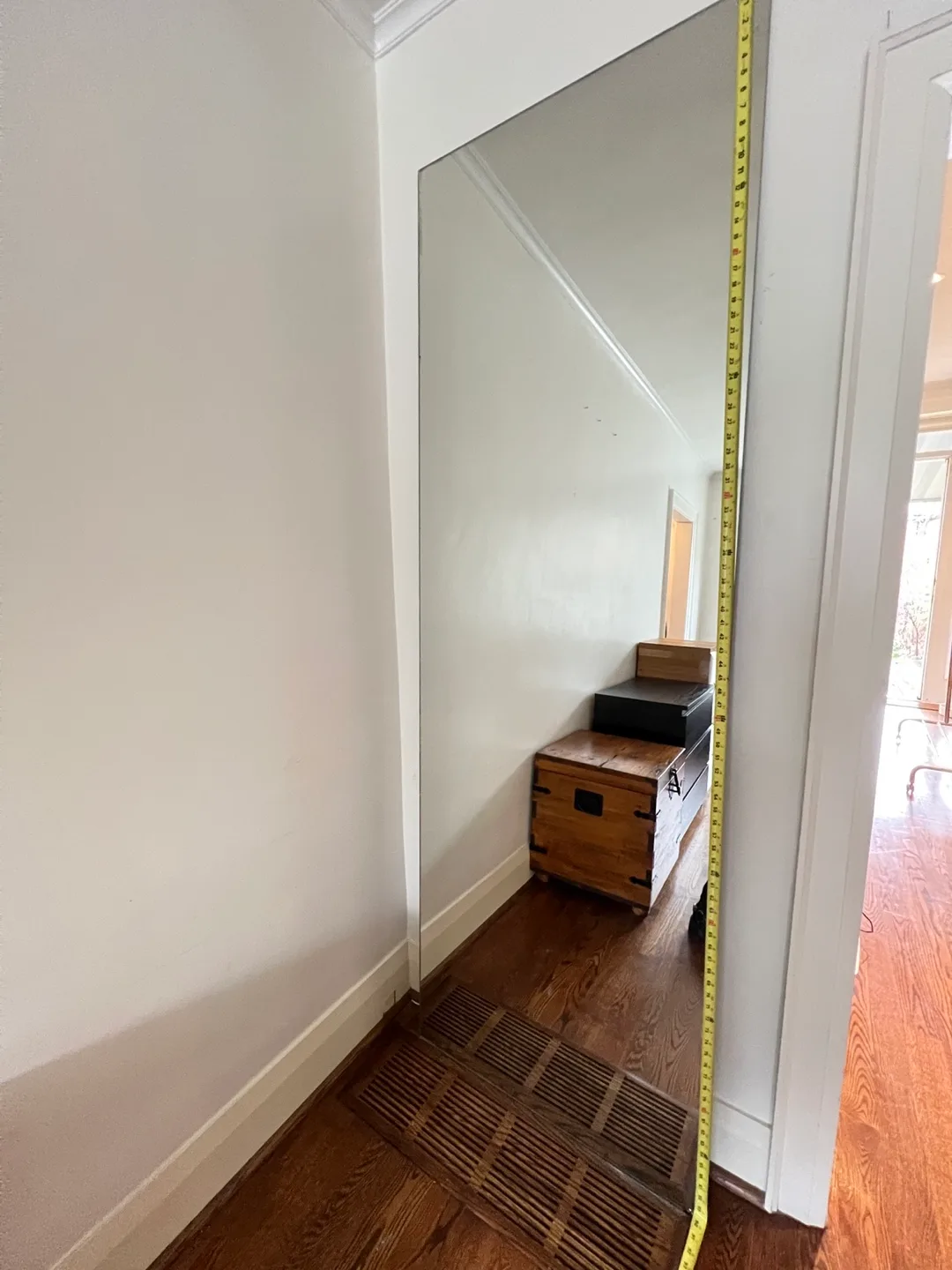 CONTENT SALE: Large, Unframed Full-Length Mirror image indicator(5)