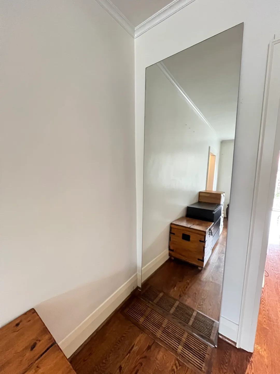 CONTENT SALE: Large, Unframed Full-Length Mirror image indicator(4)