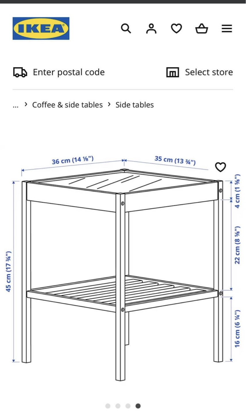 Ikea Side Table X 2 - photo 3